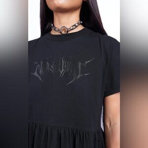 Mary Wyatt Aura Midi babydoll smock dress